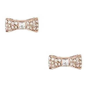 KATE SPADE • Rose Gold Ready Set Bow Stud Earrings